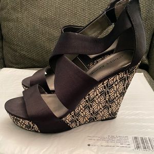 Audrey Brooke Wedge Sandals